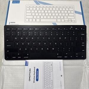 OMOTON Bluetooth Keyboard For Select Pad IOS 14.5 & UP *BATTERY NOT INCLUDED